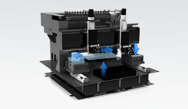 全自動(dòng)化異步智能上下料結(jié)構(gòu)